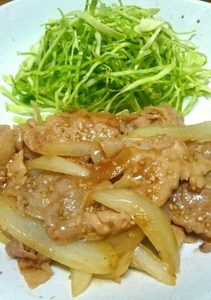 豚肉と玉ねぎの味噌焼き-レシピのメイン写真