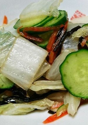 給食の即席漬け-レシピのメイン写真