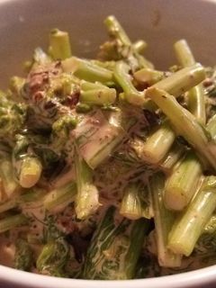 菜の花の味噌マヨ和え-レシピのメイン写真