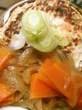 人参入り♪簡単！野菜タレの豆腐ハンバーグ