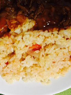 トマトの炊き込みご飯♡超簡単!美味しい!-レシピのメイン写真