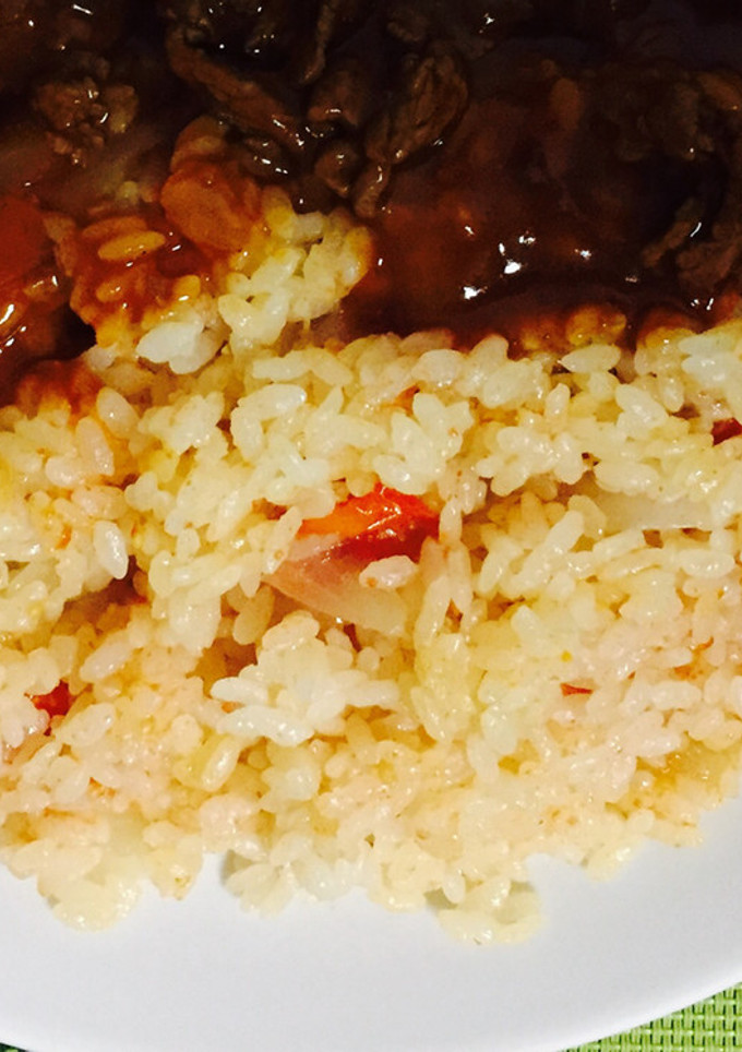 トマトの炊き込みご飯♡超簡単！美味しい！-レシピのメイン写真