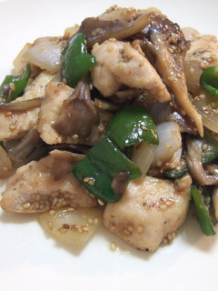 簡単!鶏肉のゴマ風味炒め☆-レシピのメイン写真