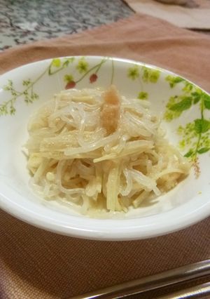 白滝とエノキのたらこマヨ和え-レシピのメイン写真