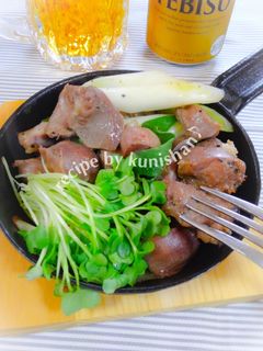 砂肝の塩コショウ炒め♪-レシピのメイン写真