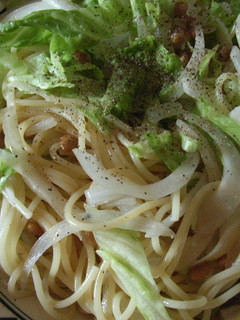 夏の納豆パスタ-レシピのメイン写真