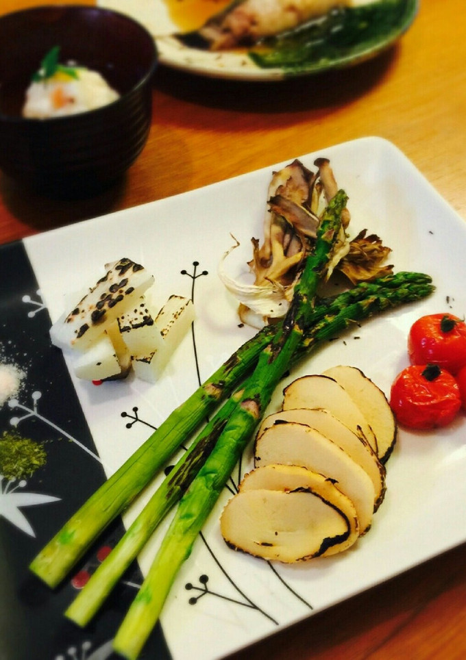 塩と山椒だけで食べる焼き野菜-レシピのメイン写真