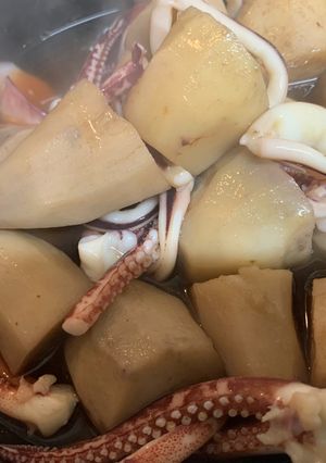 里芋とスルメイカの煮物-レシピのメイン写真