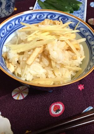 さっぱり！生姜と油揚げの混ぜご飯-レシピのメイン写真