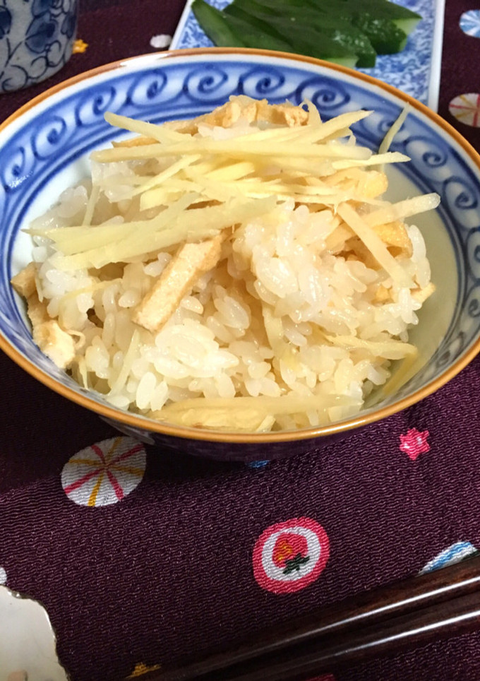 さっぱり！生姜と油揚げの混ぜご飯-レシピのメイン写真