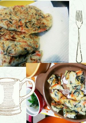 野菜たっぷりお好み焼き♪-レシピのメイン写真