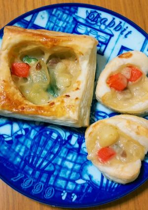 簡単！リメイクのシチューパイ-レシピのメイン写真