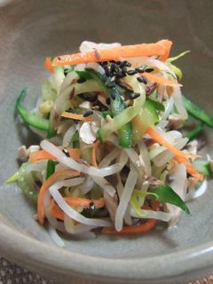 中華風☆もやしとかつおの酢の物-レシピのメイン写真