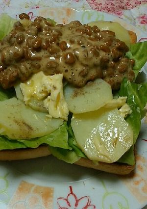 これ1枚！朝食お手軽トースト♪-レシピのメイン写真