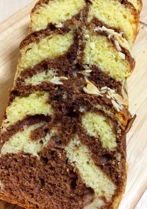 マーブルパウドケーキ-レシピのメイン写真