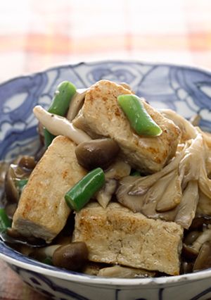 冷凍豆腐とキノコの焼き煮-レシピのメイン写真