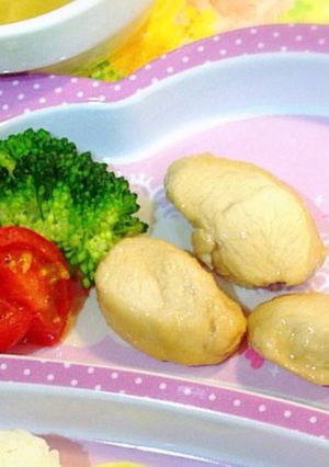 離乳食完了期＊ささみのお酢煮-レシピのメイン写真