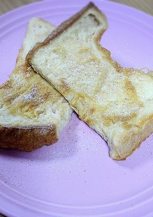 朝の栄養補給！きなこ豆乳フレンチトースト-レシピのメイン写真