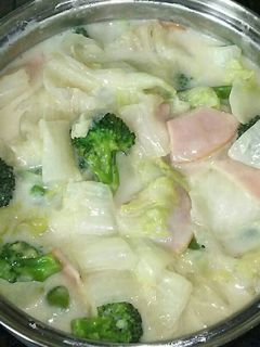 簡単☆白菜とブロッコリーのクリーム煮-レシピのメイン写真