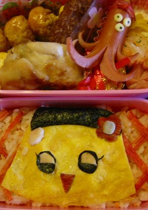 ★恋するﾌﾟﾘﾝﾁｬﾝ弁当★キャラ弁-レシピのメイン写真