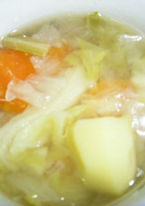 簡単 ぽかぽか 男の野菜スープ-レシピのメイン写真