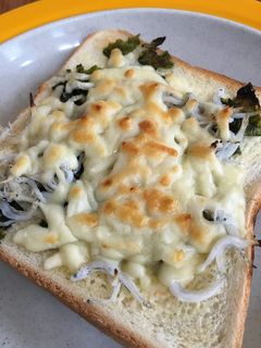 しらす&のりトースト-レシピのメイン写真