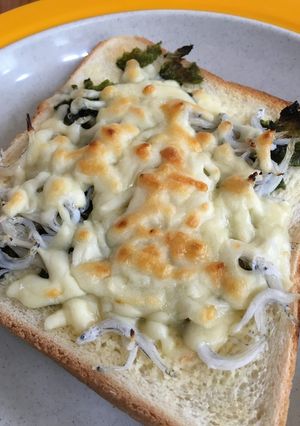 しらす&のりトースト-レシピのメイン写真