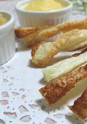 ディップして食べるスティックアップルパイ-レシピのメイン写真