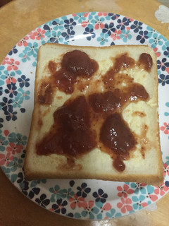 手作りあすかルビージャムのトースト-レシピのメイン写真