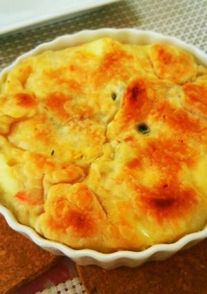 とろっとろ♪たまごとポテトのクリームパイ-レシピのメイン写真