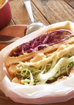 たっぷりキャベツとサバ缶のサンドイッチ-レシピのメイン写真