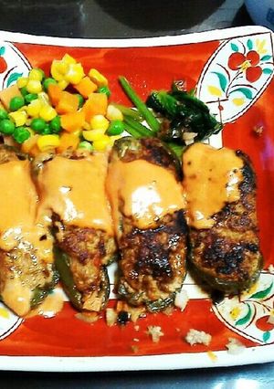 ✱ピーマンの肉詰め✱-レシピのメイン写真