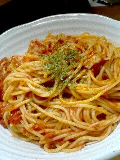むきえびのトマトソースパスタ-レシピのメイン写真