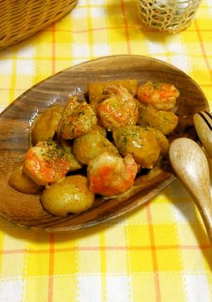 新じゃが入り❀和風エビマヨ-レシピのメイン写真