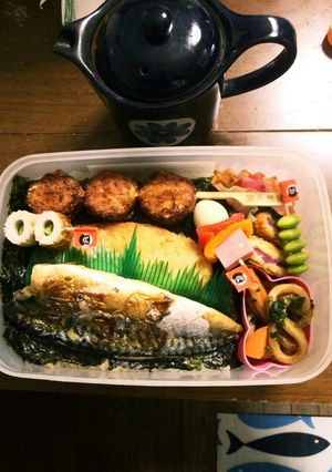 海苔鯖ナゲット串弁当★部活運動会-レシピのメイン写真
