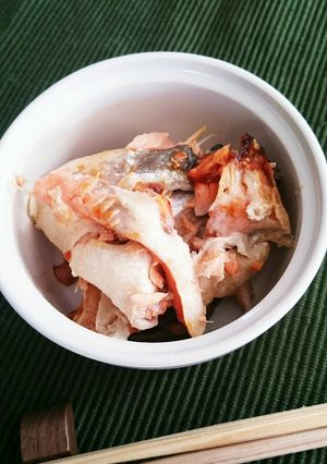 【圧力鍋で簡単】鮭のあらの柔らか煮-レシピのメイン写真