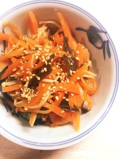 人参とエノキと昆布のサッと煮-レシピのメイン写真