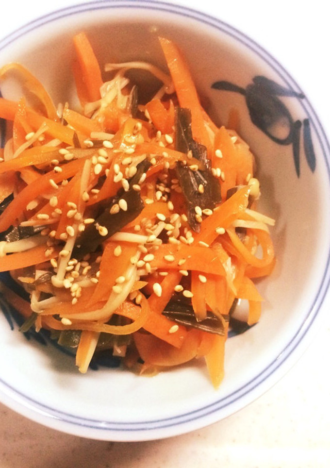 人参とエノキと昆布のサッと煮-レシピのメイン写真