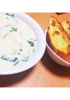 簡単！美味しい！牛乳スープ-レシピのメイン写真