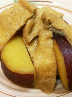さつま芋とあげの甘辛煮-レシピのメイン写真