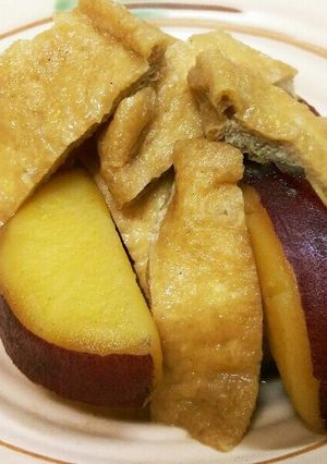 さつま芋とあげの甘辛煮-レシピのメイン写真