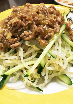 サッパリ！もやしときゅうりの肉だれサラダ-レシピのメイン写真