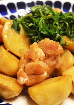 簡単！鶏肉と里芋の中華風照り焼き-レシピのメイン写真