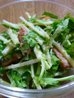 ☆水菜のシャキシャキサラダ☆-レシピのメイン写真