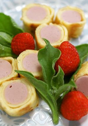 魚肉ソーセージロール焼き-レシピのメイン写真