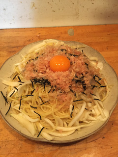 新玉ねぎの和風パスタ-レシピのメイン写真