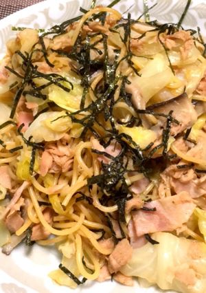 キャベツとツナの和風パスタ-レシピのメイン写真