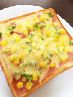 朝食、ランチに☆ズボラピザトースト-レシピのメイン写真