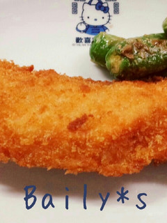 鮭のフライ♬(ししとう添え)-レシピのメイン写真