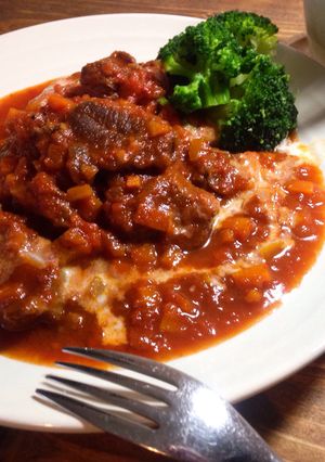 圧力鍋で簡単♫牛スネ肉のトマトソース煮☆-レシピのメイン写真